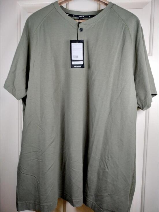 Public Rec Other - NWT $68 Public Rec Go-To Henley Shirt Men’s XXL Cypress Green Short Sleeve
